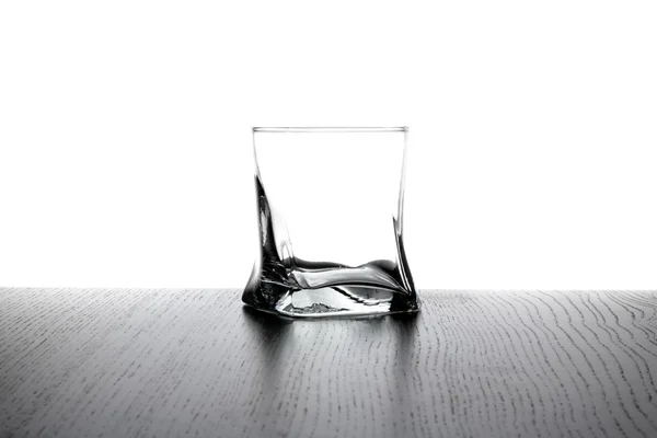 Tomt whiskyglass – stockfoto