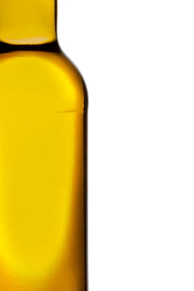 Fles van gouden bruin whisky met ruimte voor tekst — Stockfoto