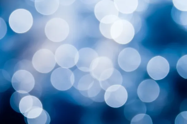 Abstract blue and white circular bokeh background — Stock Photo, Image