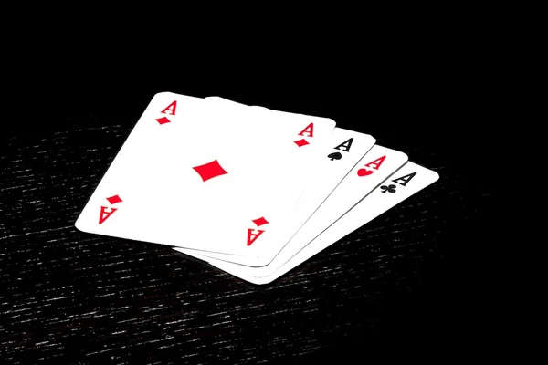 A winning poker hand — Stock Photo, Image