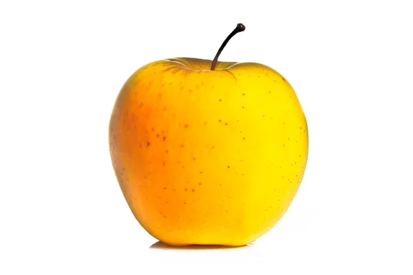 Manzana amarilla aislada — Foto de Stock