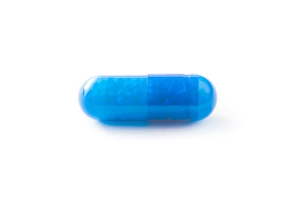 Blue pill isolated — Stock Photo, Image