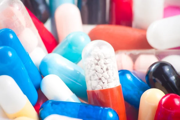 Colorful pills texture — Stock Photo, Image