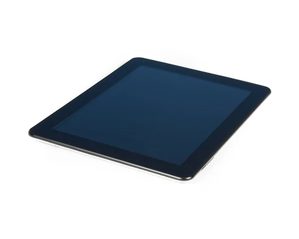 Modern black tablet pc isolated on white background — Stock Photo, Image