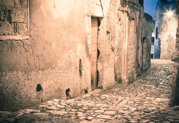 Sassi şehri Matera İtalya tarihi merkez — Stok fotoğraf
