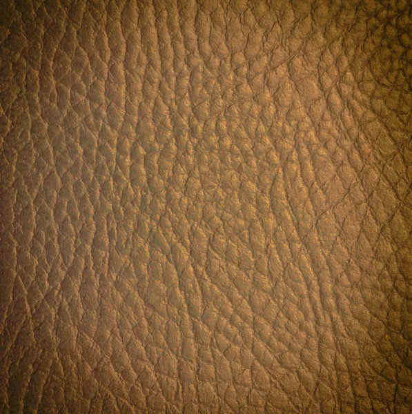 Seamless light brown with golden reflex leather texture — Stock Photo, Image