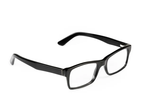 Černé brýle, samostatný — Stock fotografie