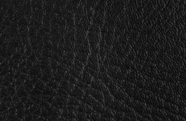 Textura de couro preto sem costura — Fotografia de Stock