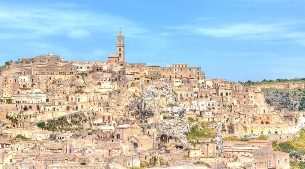 Pohled matera, Itálie, unesco — Stock fotografie