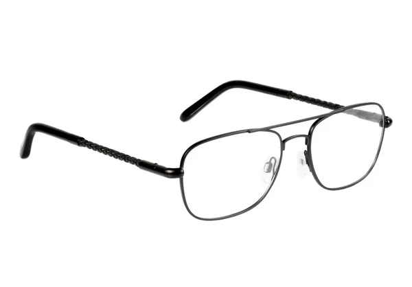 Černé brýle, samostatný — Stock fotografie