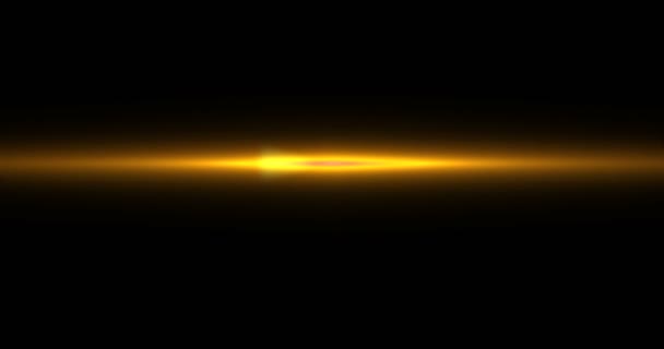 本物の光漏れやレンズフレアオーバーレイ、クールな暖かい金の色合い — ストック動画