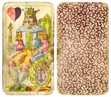 Vintage playing cards 1 clipart