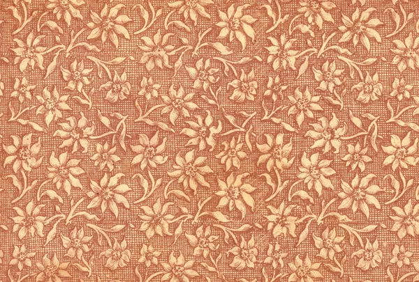 Used floral vintage wallpaper — Stock Photo, Image