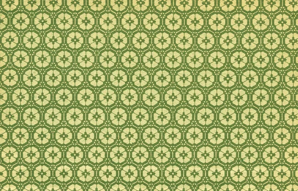 Vintage wallpaper in green — Stock Photo, Image