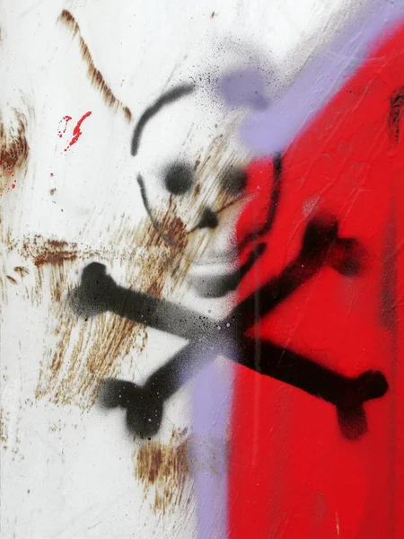 Graffiti cranici 2 — Foto Stock