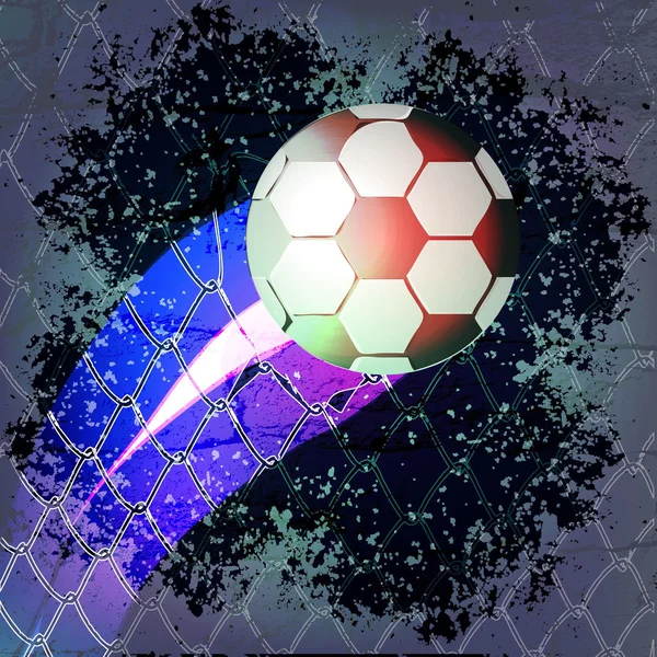 Soccer fond de conception — Image vectorielle