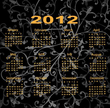 takvimi 2012