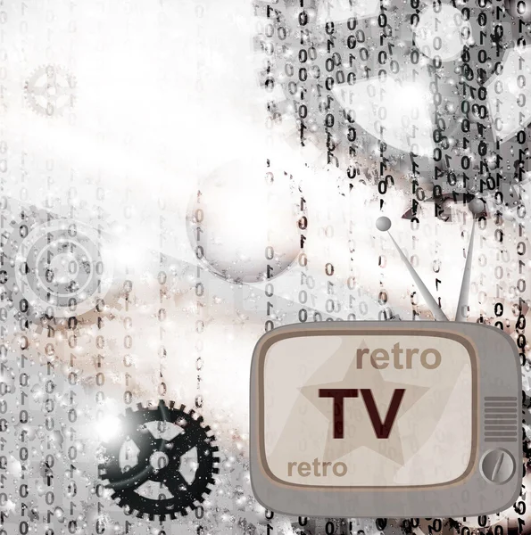 Retrô Tv — Vetor de Stock