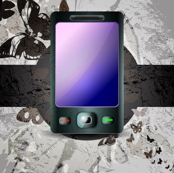 モバイルのベクトルの背景 — ストックベクタ