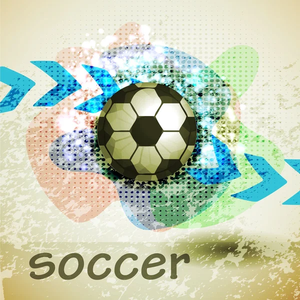 サッカー ボール — ストックベクタ