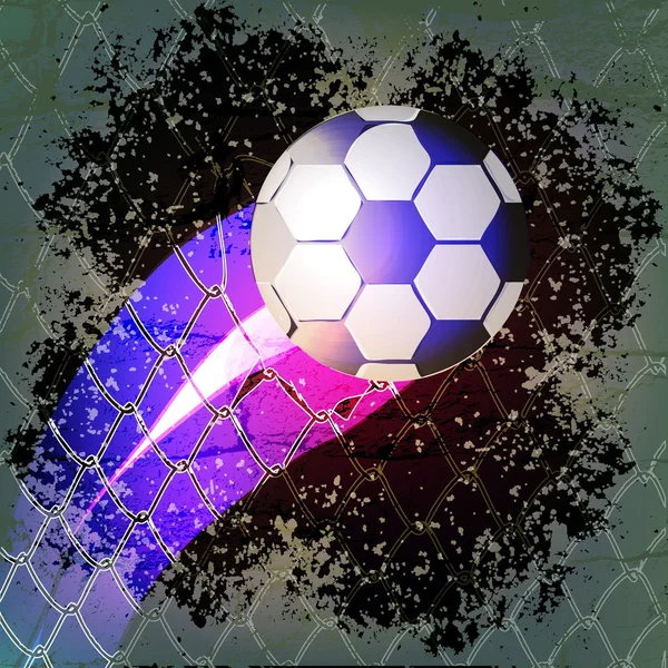 Goal ball, illustration d'art vectoriel abstrait — Image vectorielle