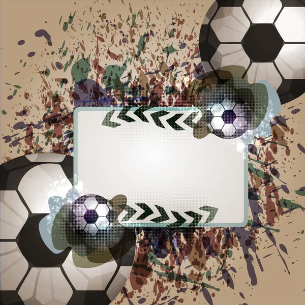 Soccer fond de conception — Image vectorielle