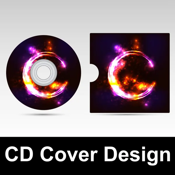 CD-Cover-Design — Stockvektor