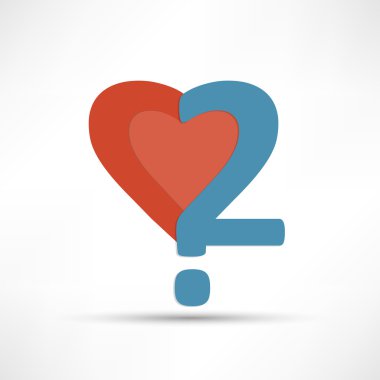 soru seviyorum. vektör