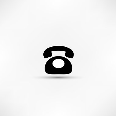 Simple phone icon clipart