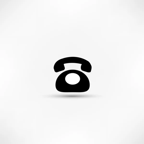 Enkel telefon-ikonen — Stock vektor
