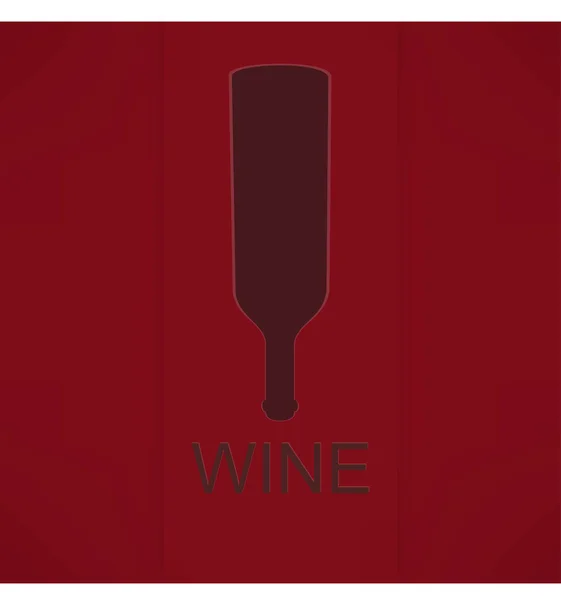 Conception de la carte des vins — Image vectorielle