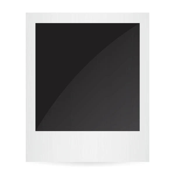 흰색 배경에 고립 된 사진 프레임 — 스톡 벡터