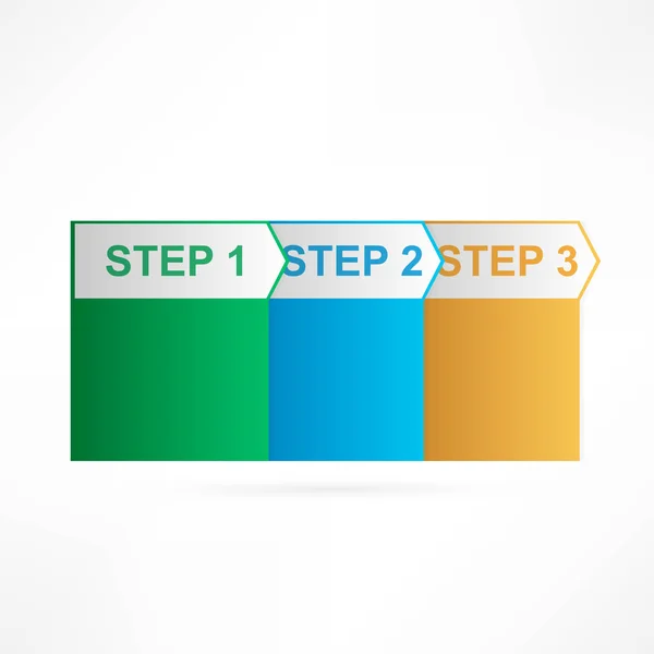 Arrows steps design template. — Stock Vector