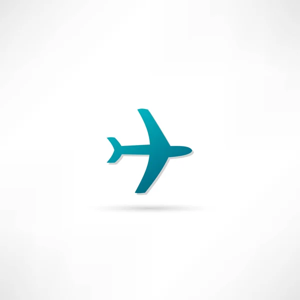 Símbolo del avión — Vector de stock