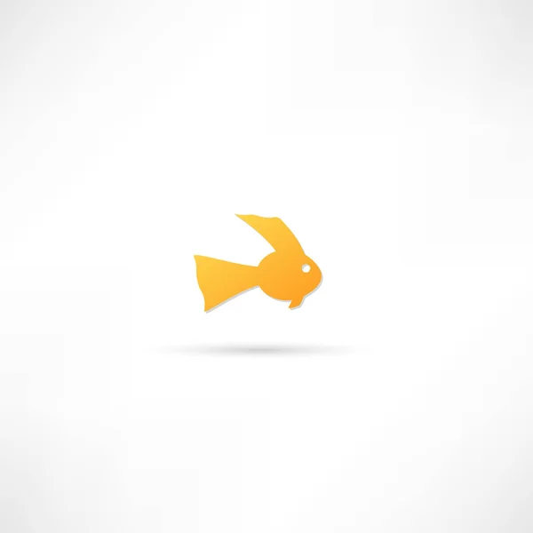 Icono de pescado — Vector de stock