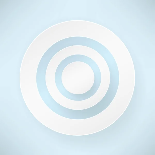 Papier blanc bulle ronde — Image vectorielle