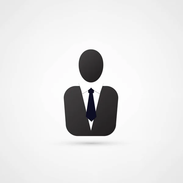 Pictogram voor man-manager — Stockvector