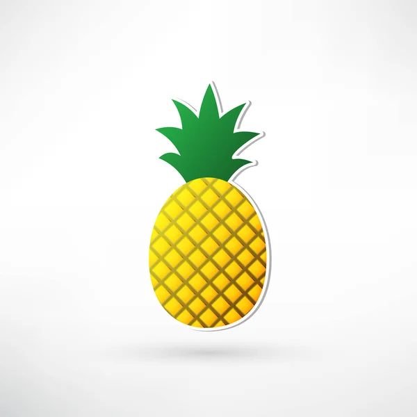 Ananas simgesi — Stok Vektör