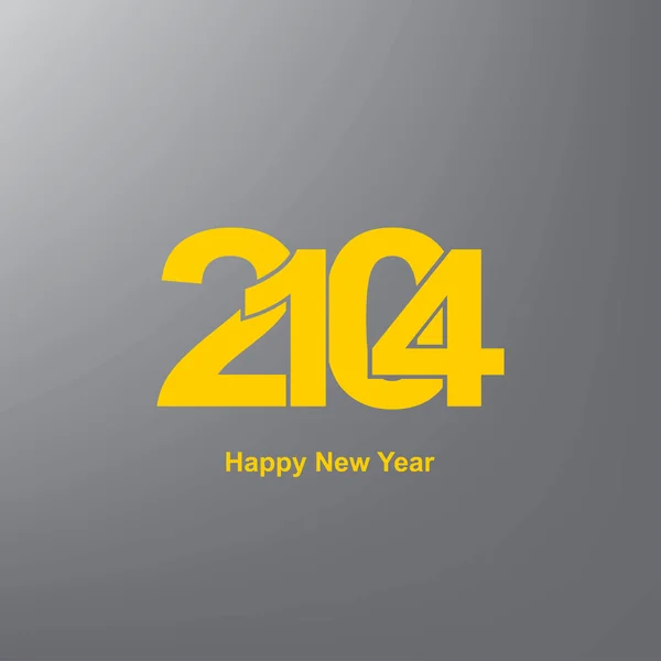 Feliz año nuevo 2014 diseño de tarjetas de felicitación celebración . — Archivo Imágenes Vectoriales