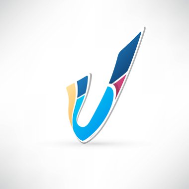 mektup dayalı soyut simgesi