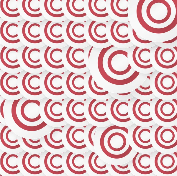 Résumé Cercles rouges Contexte — Image vectorielle