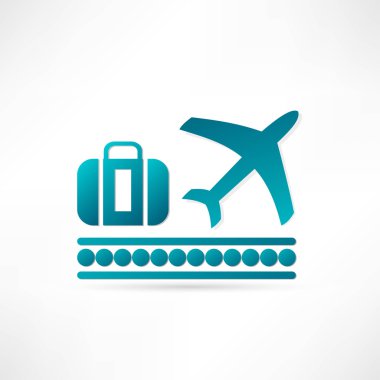 Bagaj uçak simgesi