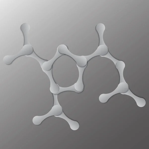 Icona molecolare — Vettoriale Stock