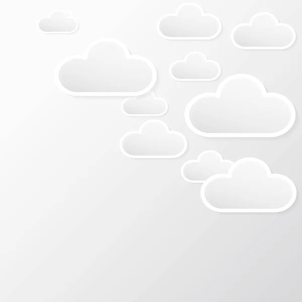 Wolken Hintergrund — Stockvektor