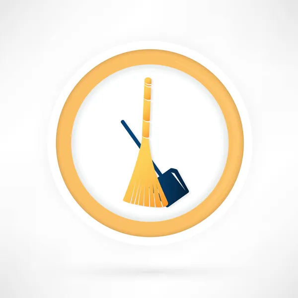 Icono de limpieza — Vector de stock