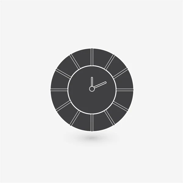 Ícone de relógio — Vetor de Stock