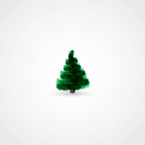 クリスマスのためのモミの木 — ストックベクタ