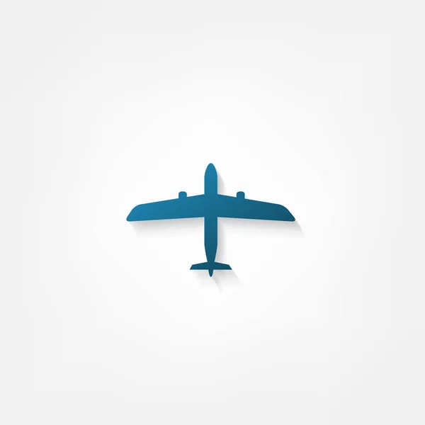 Símbolo del avión — Vector de stock