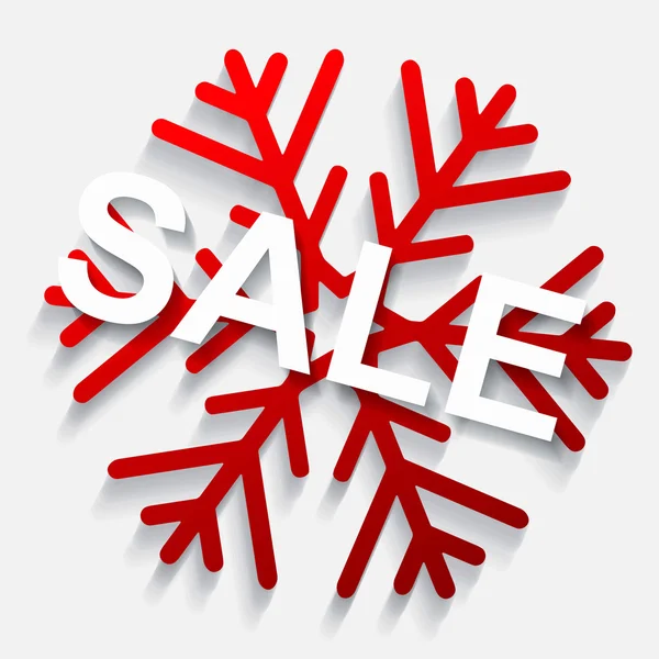 Modèle de conception de vente de Noël — Image vectorielle