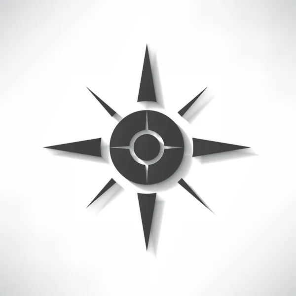 Kompas-icoon — Stockvector